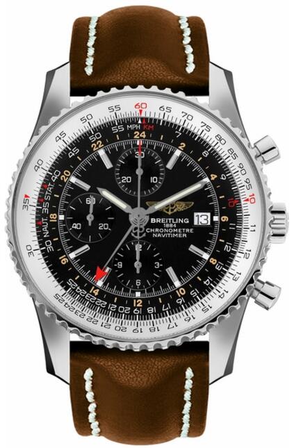Replica Breitling Navitimer World GMT A2432212/B726-443X 46 Steel watch